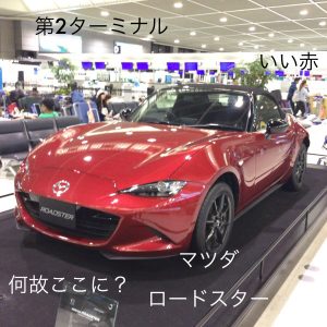 成田空港　マツダ　ロードスター